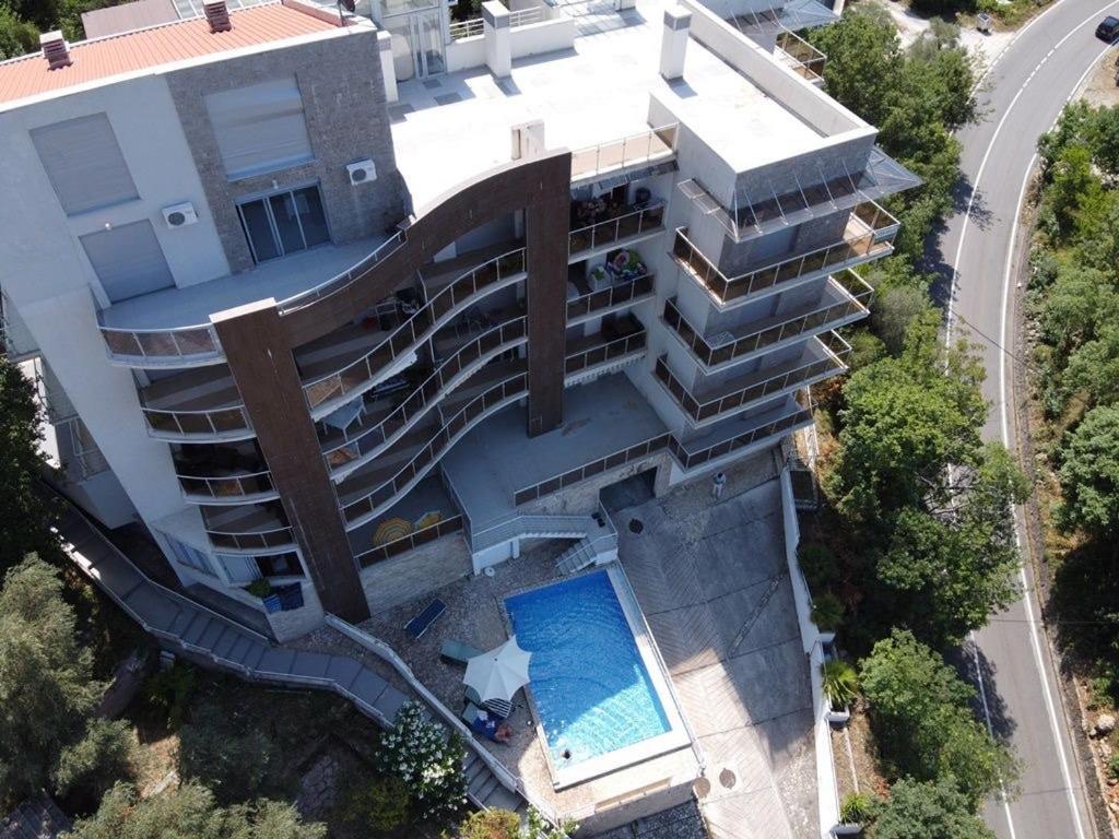 Sea View Apartments Panorama Przno Sveti Stefan Bagian luar foto