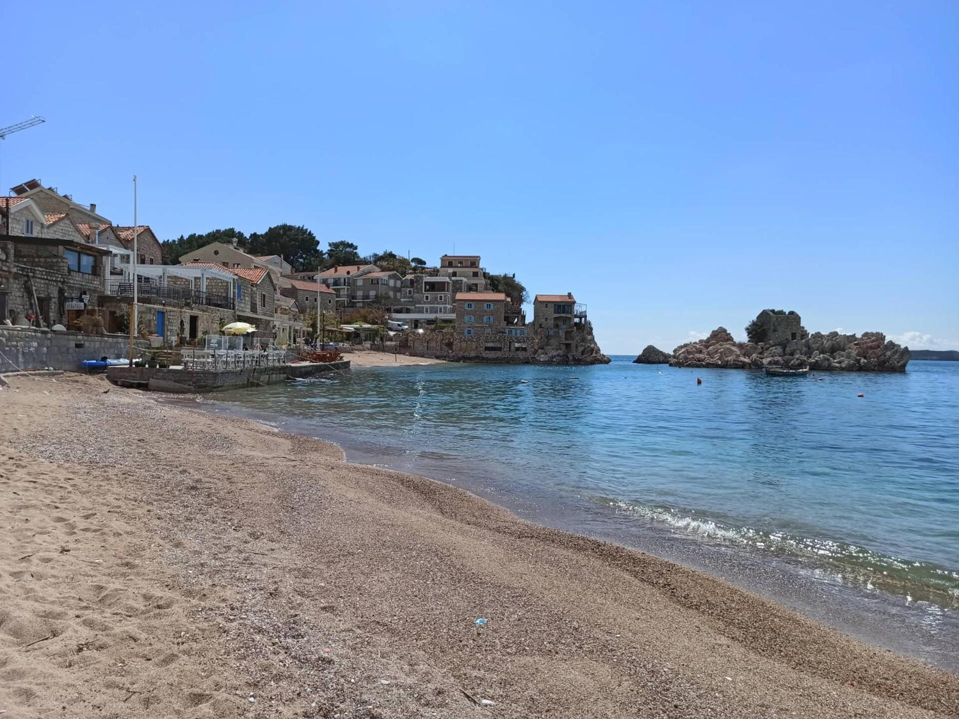 Sea View Apartments Panorama Przno Sveti Stefan Bagian luar foto